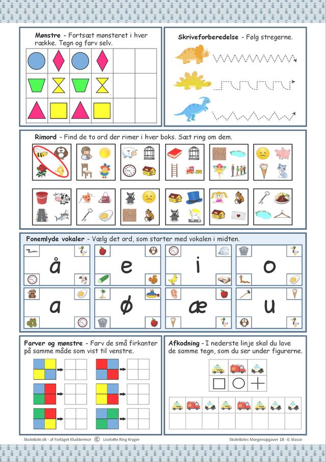 Produkt billede til Morgenopgaver 18